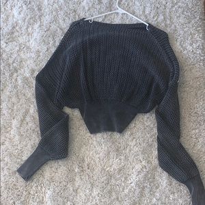 Grey Vintage Oversized Sweater!!